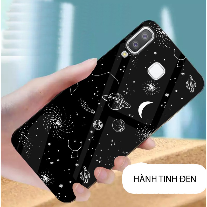 Ốp lưng Samsung A8 star mặt kính cường lực