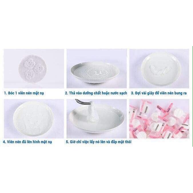 Mặt Nạ Giấy Nén Miniso gói 100 viên