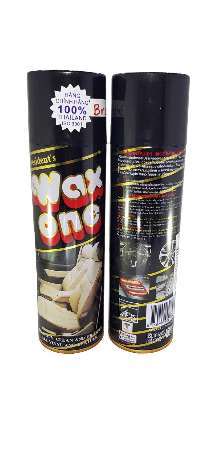Chai xịt bóng da, vải Wax One President's