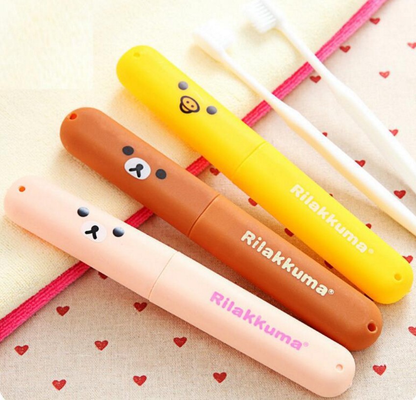 Hộp Đựng Bàn Chải Đánh Răng Du Lịch Gấu Rilakkuma
