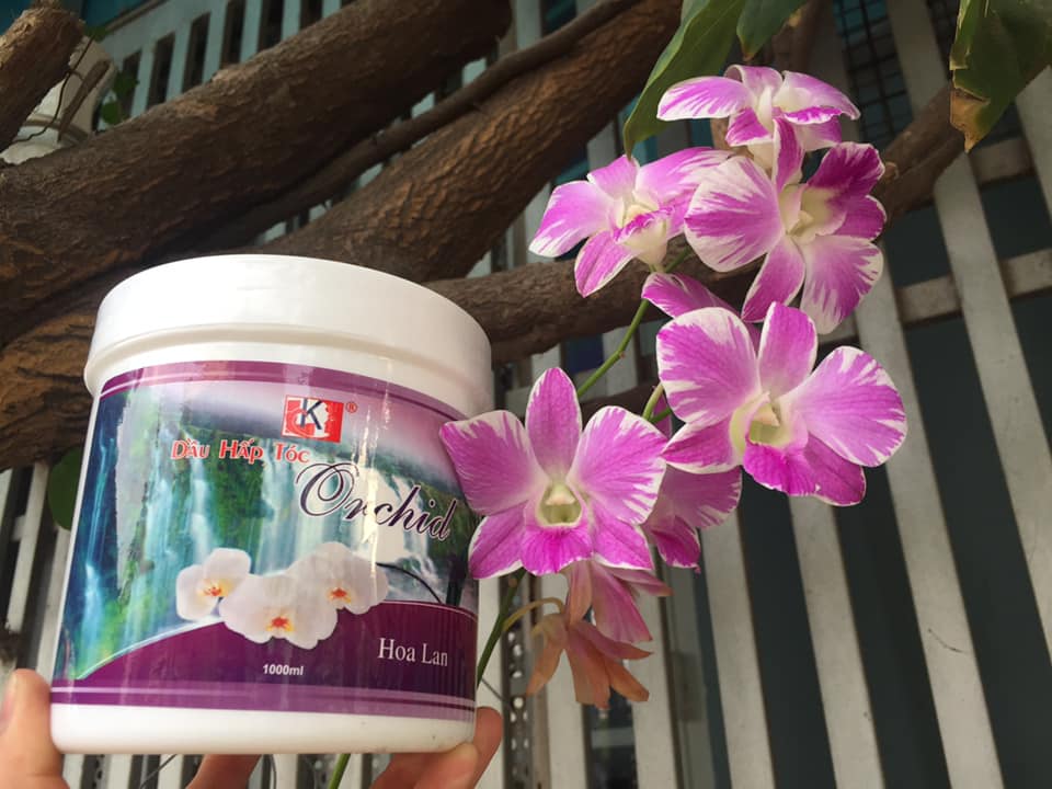 Kem ủ tóc hấp dầu xả tóc Hoa Lan LK Mềm Mượt tóc 1000 ml