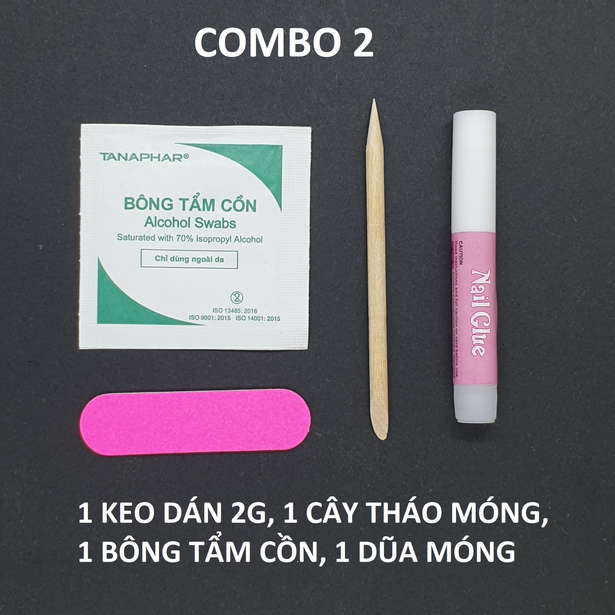 Bộ 4 món dụng cụ làm nailbox tiện dụng