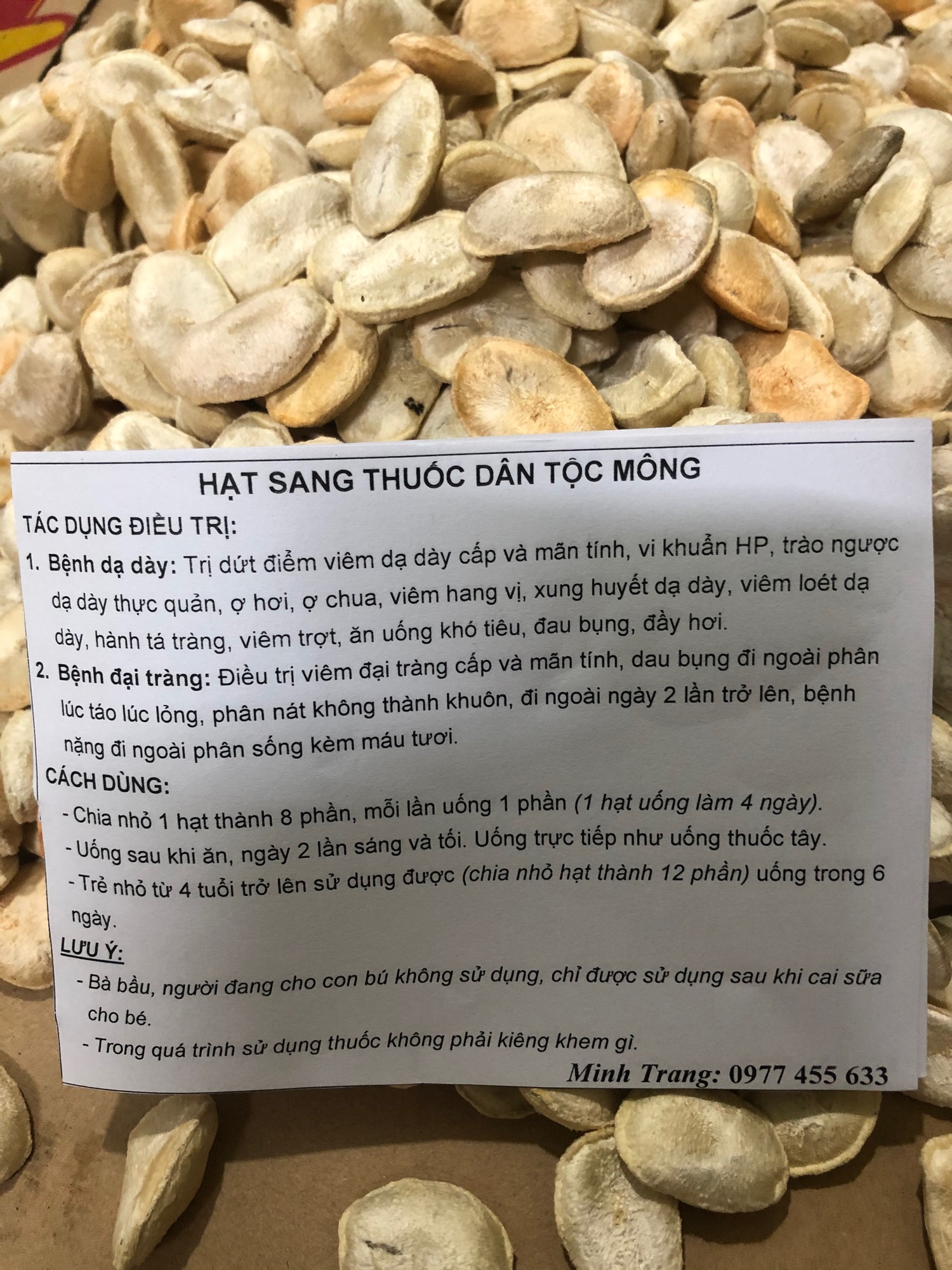 Combo 20 hạt sang ( sành) rừng 200k