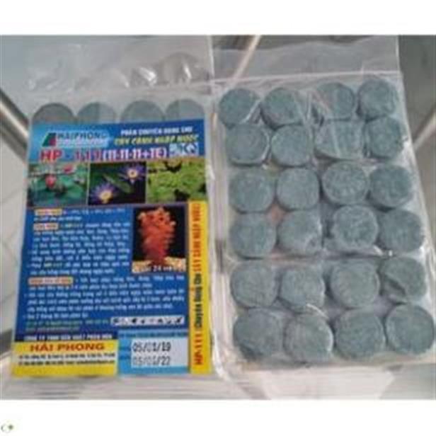 Phân bón hp-111 chuyên cho hoa sen - súng - cây thủy sinh - cây cảnh ngập 24 viên