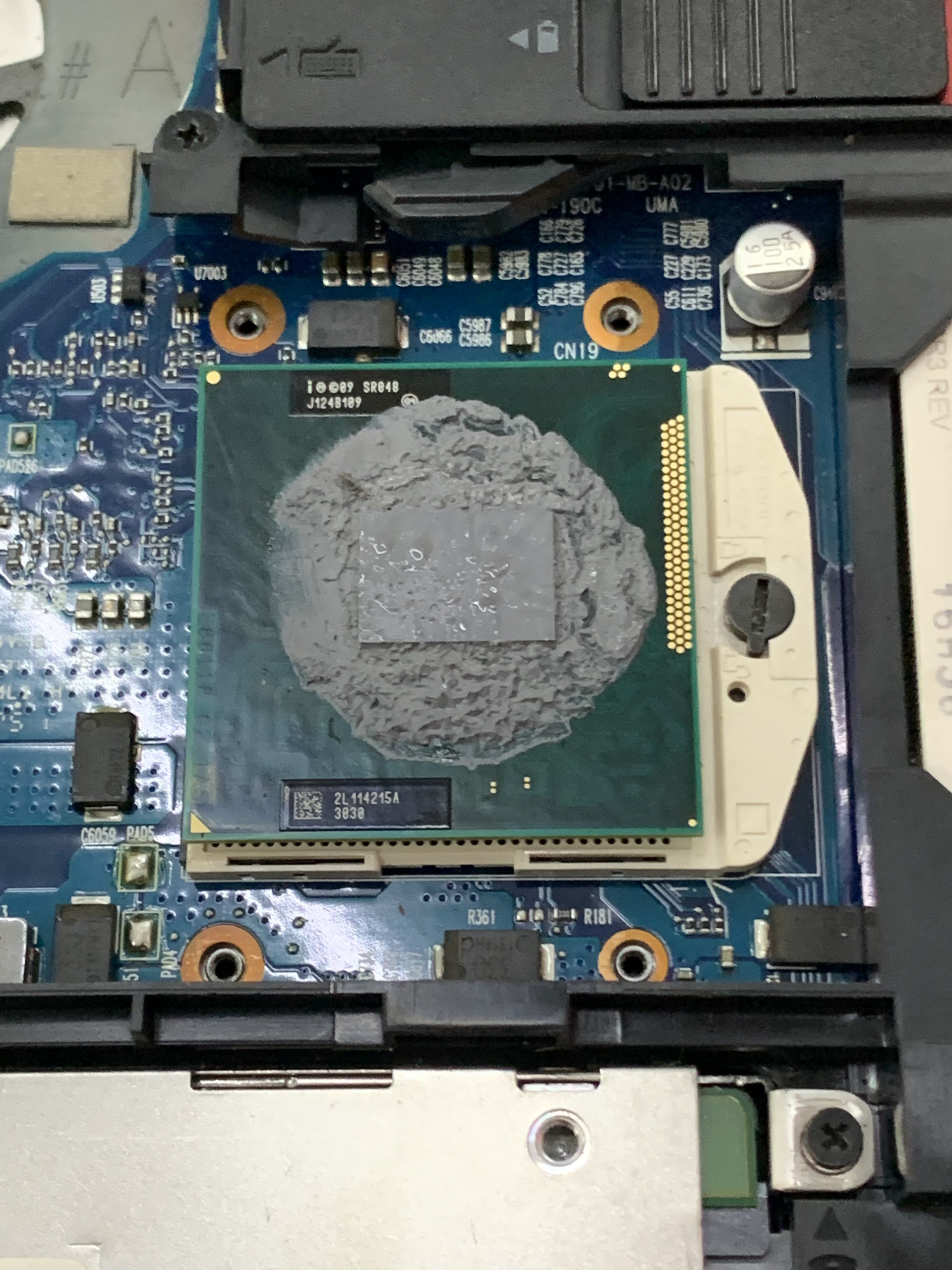 Chip laptop i5-2430M CPU Intel model SR04W