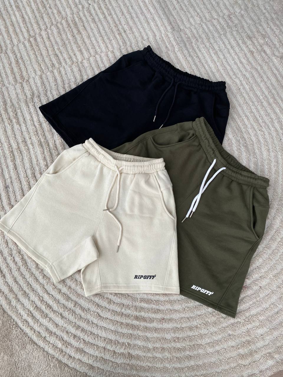 RIPOFFF SWEATSHORTS 1.0 - Đen (Black)