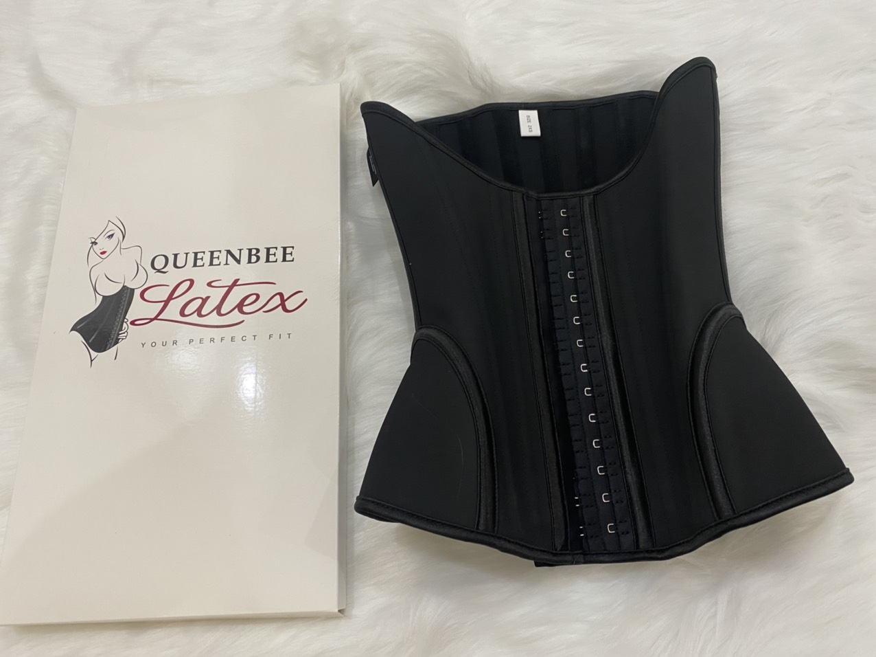 (Lưng cao tấm) đai nịt bụng latex che mỡ lưng