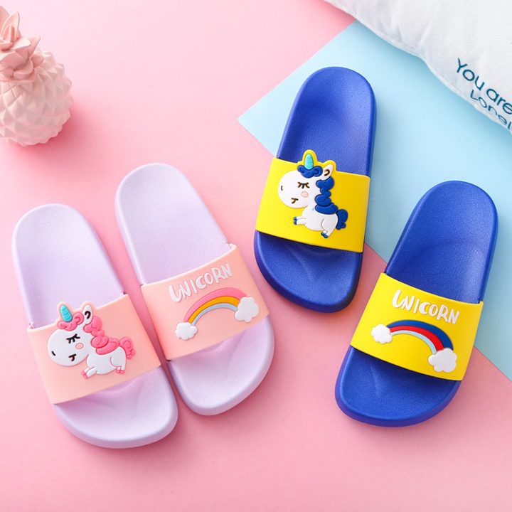 Dép cho bé trai, bé gái với nhân vật hoạt hình ngựa Pony