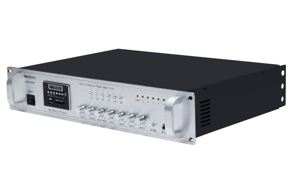 [HCM][Trả góp 0%]Amply phân tần Bosa USB-180W
