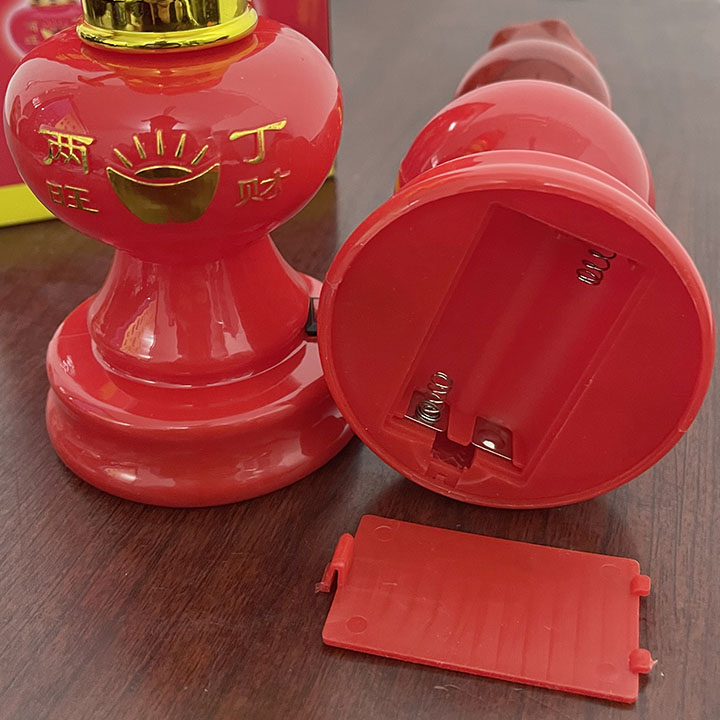 Bộ 02 Đèn thờ dầu dùng pin