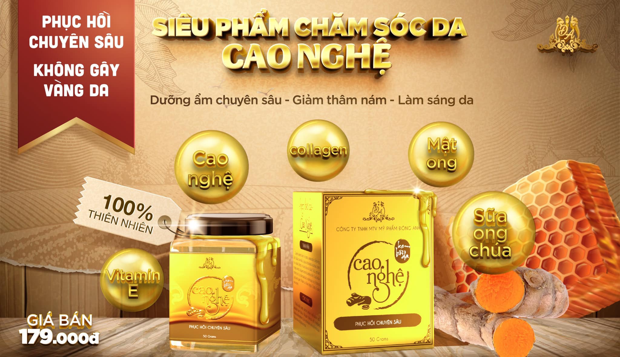 Cao nghệ collagen x3 mỹ phẩm đông anh chính hãng