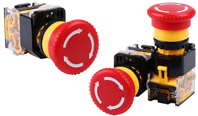 Nút Dừng Khẩn Cấp - Emergency Stop LA38