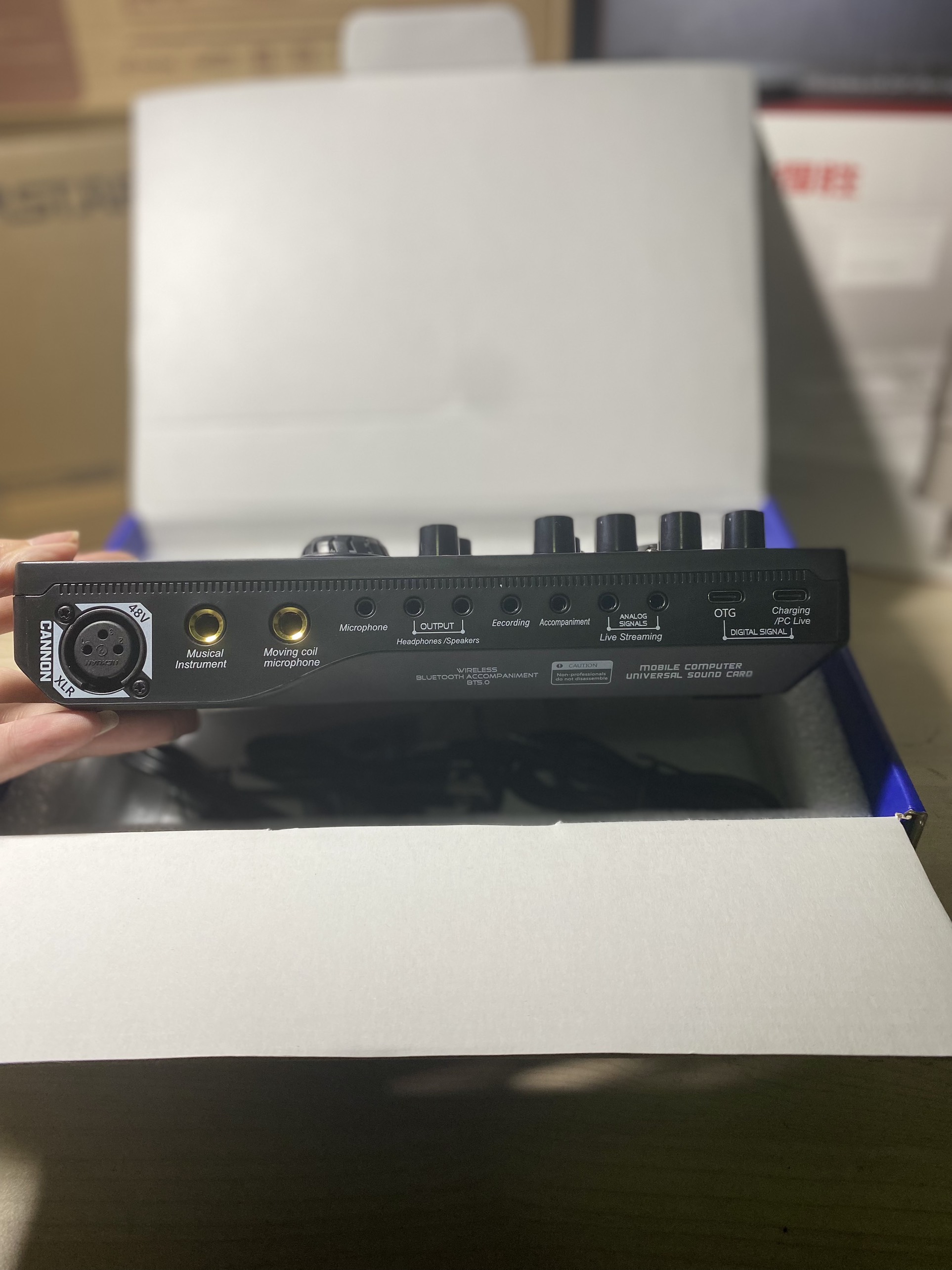 SOUND CARD X5 Thu Âm Livestream