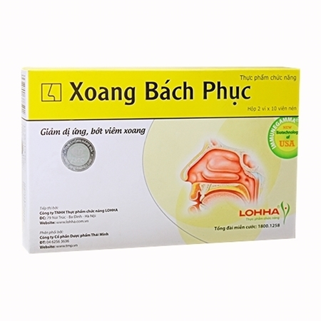 Xoang Bách Phục - Bớt viêm xoang, giảm dị ứng