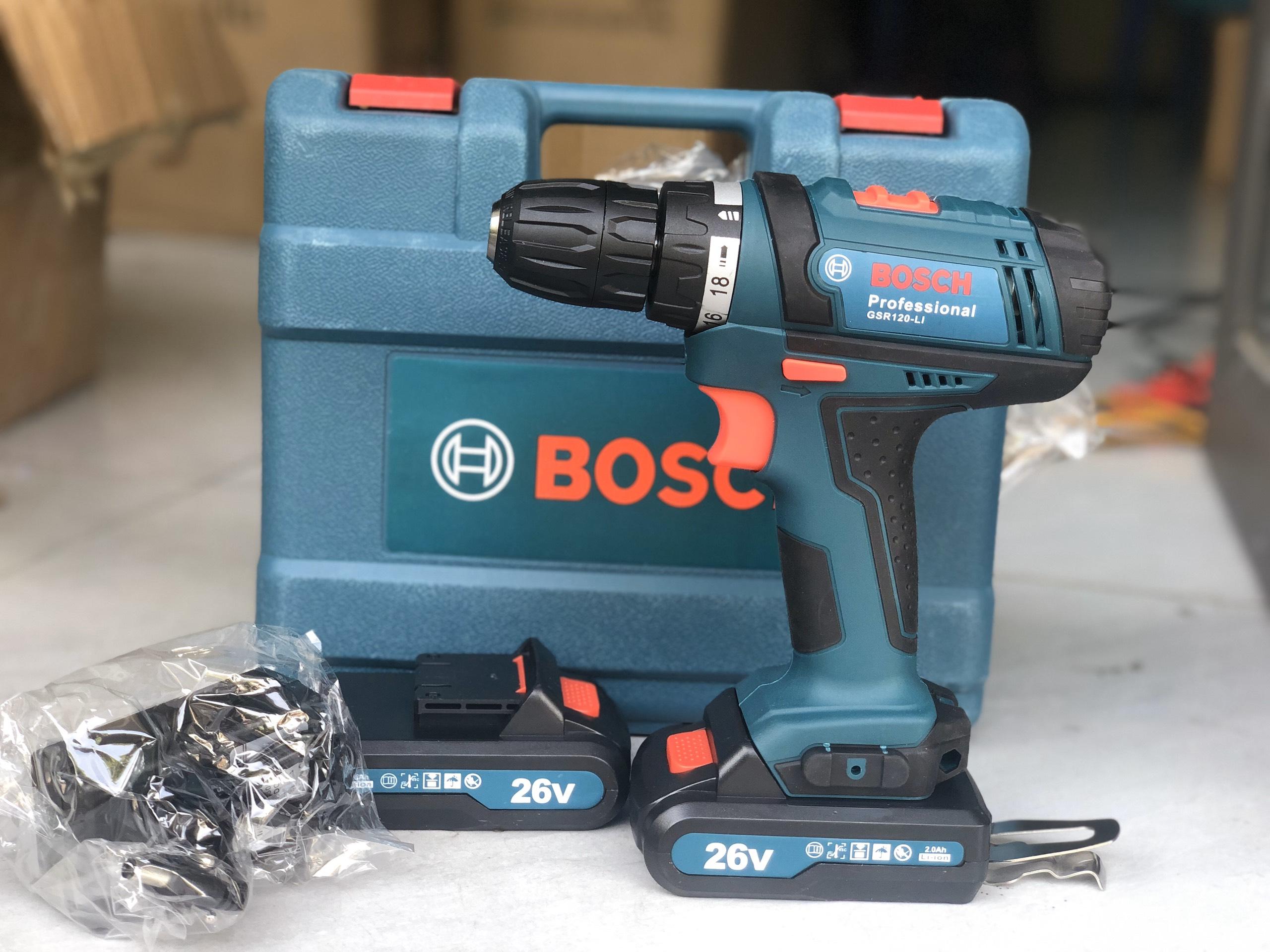 Khoan pin BOSH 2pin 26V có búa