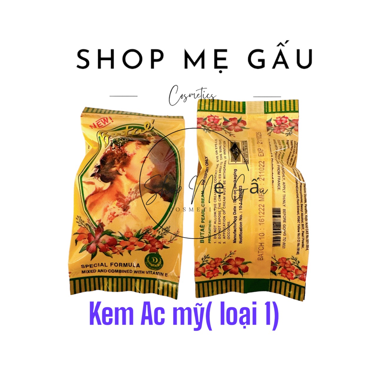 Lẻ 1 hộp kem ac mỹ, ac thái chuẩn xịn