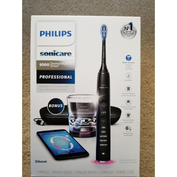 Philips Sonicare 9500 - Bàn chải đánh răng điện thông minh Philips Sonicare Smart