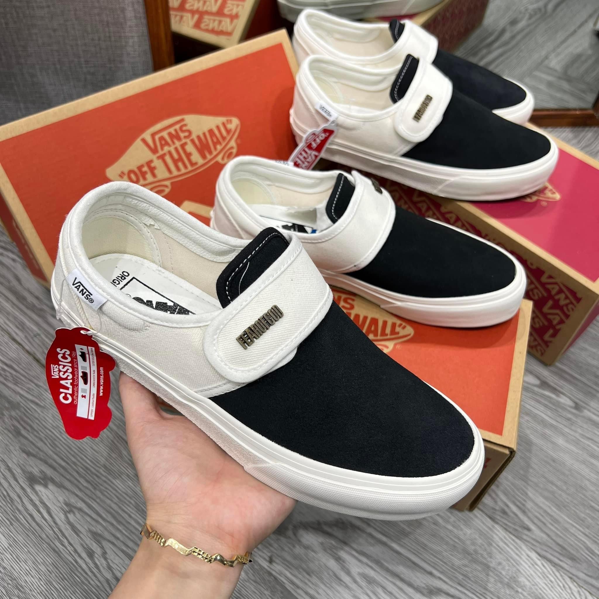 [Rẻ Vô Địch] [Sale sốc ] Giày VANS CARO lười full box bil