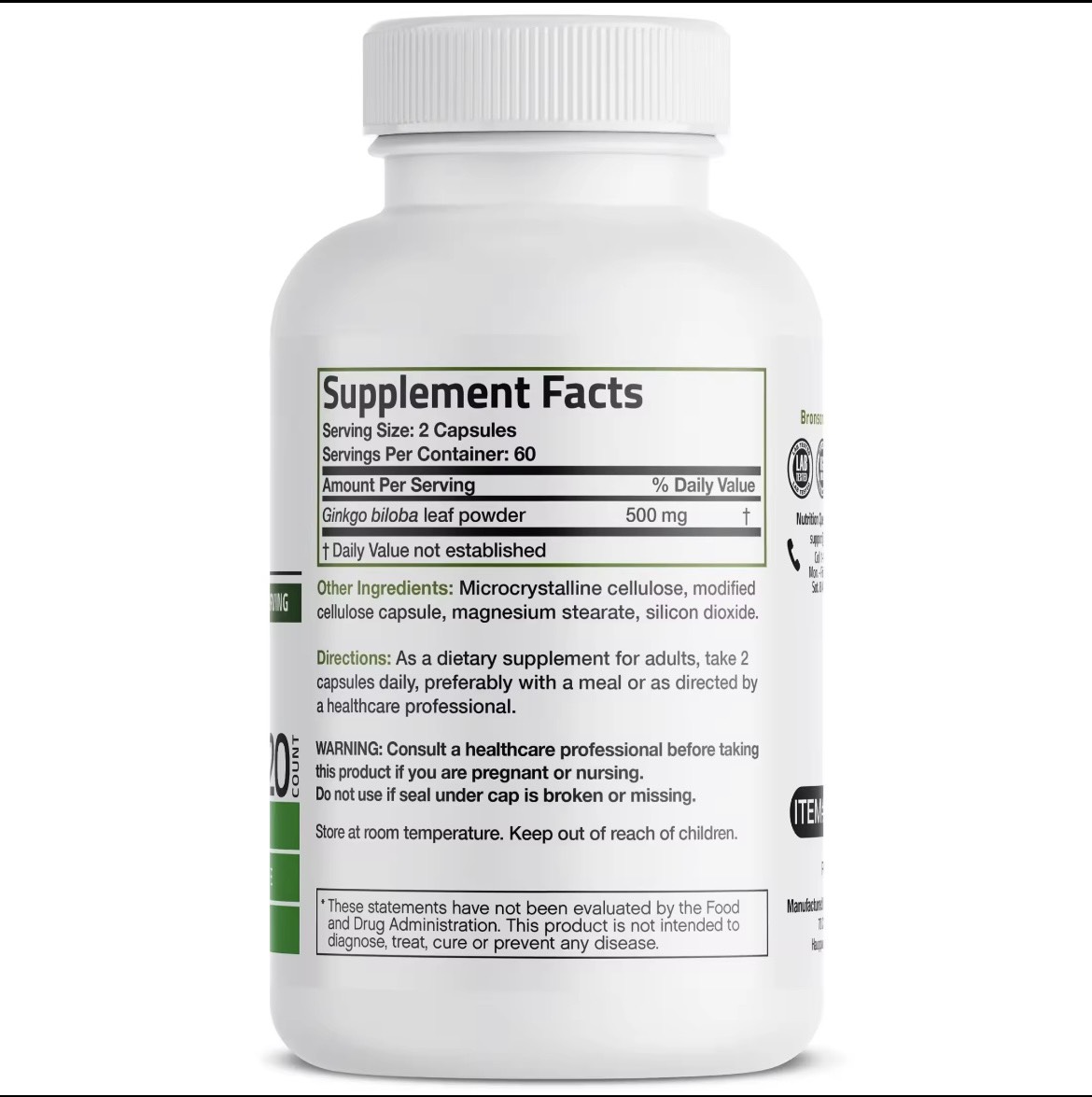 GINKGO BILOBA 500mg