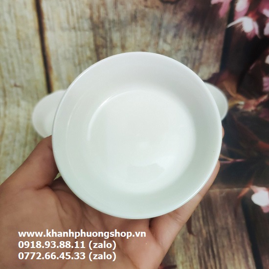 chén chấm sứ Minh Long - chén chấm sứ