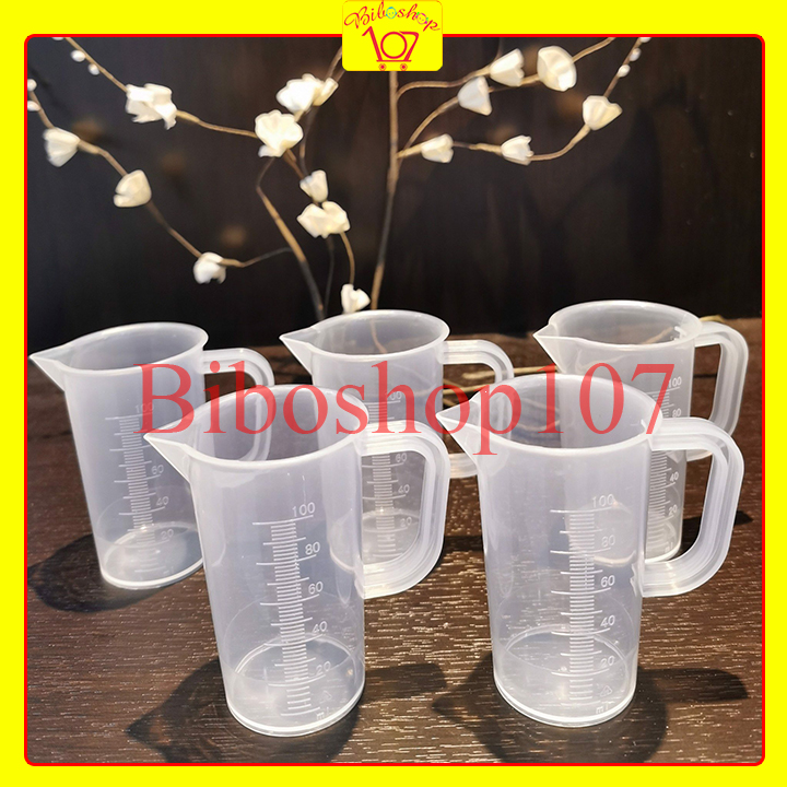 Ca đong nhựa chia định lượng 100ml (mẫu mới)
