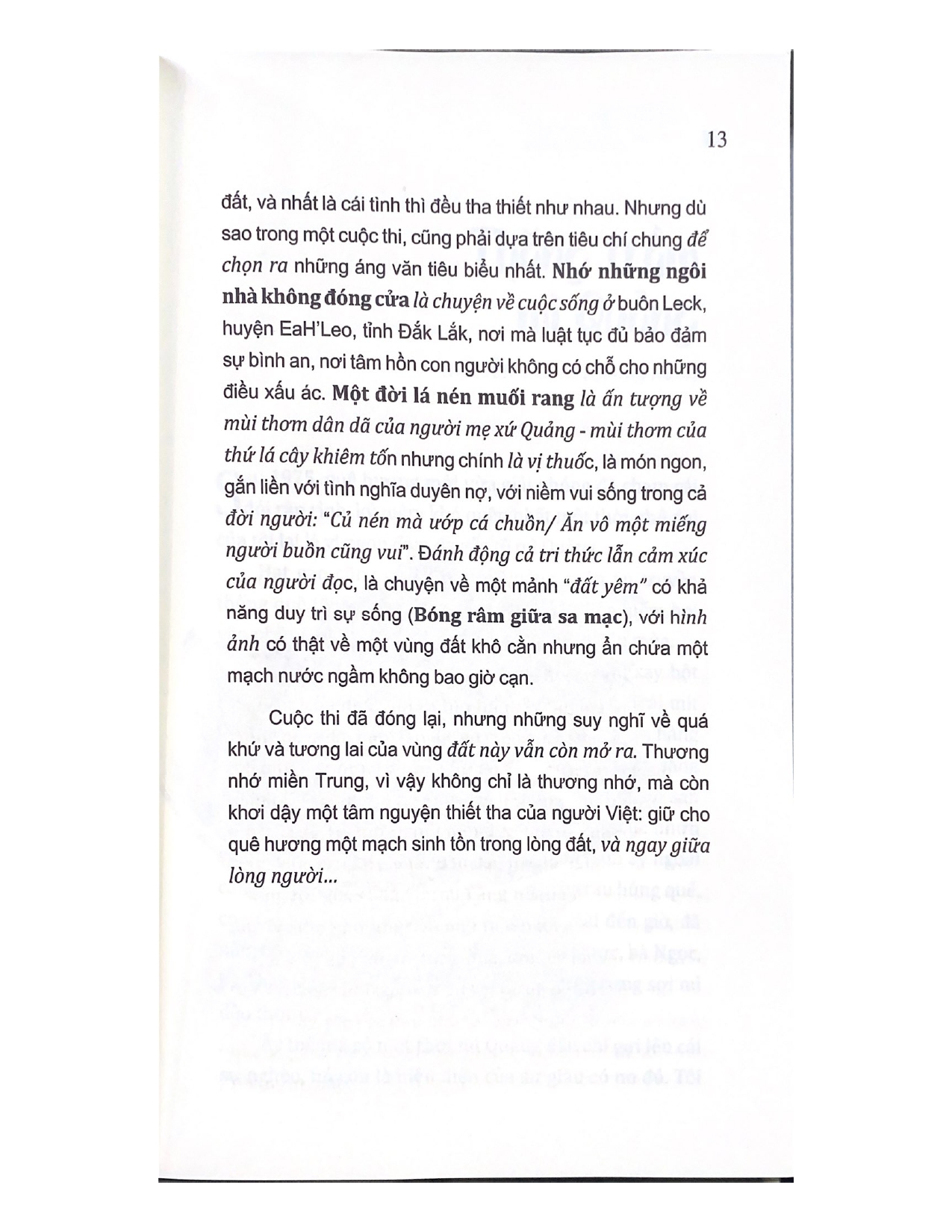 Sách - Thương Nhớ Miền Trung-Vanlangbooks