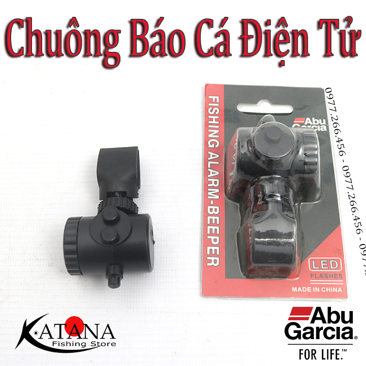 Chuông báo cá, còi báo cá điện tử abu garcia
