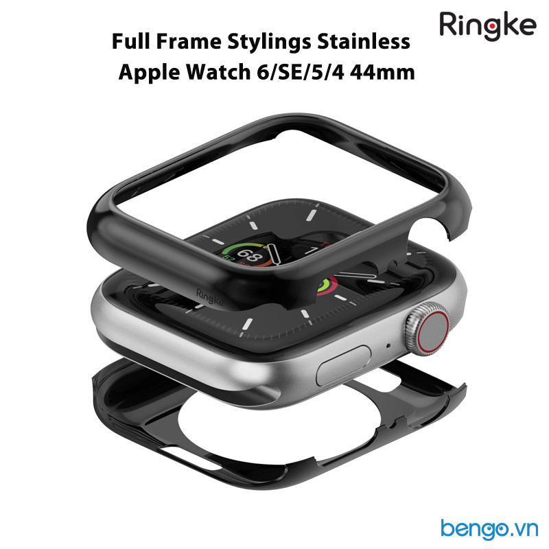 [HCM]Ốp Apple Watch 6/SE/5/4 44mm RINGKE Full Frame Stylings Stainless