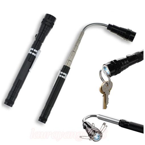 (TẶNG  PIN  )  Đèn Pin Đa Năng kéo dài  007 Có Nam Châm -- đèn pin kéo dài cam tay  - đèn bão - đèn cắm trại dã ngoại