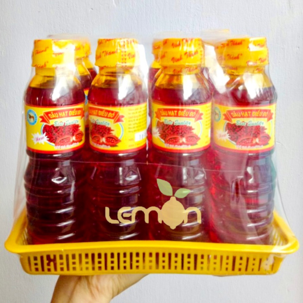 Combo 12 chai dầu điều đỏ vinh thành 250ml - sỉ giá tốt