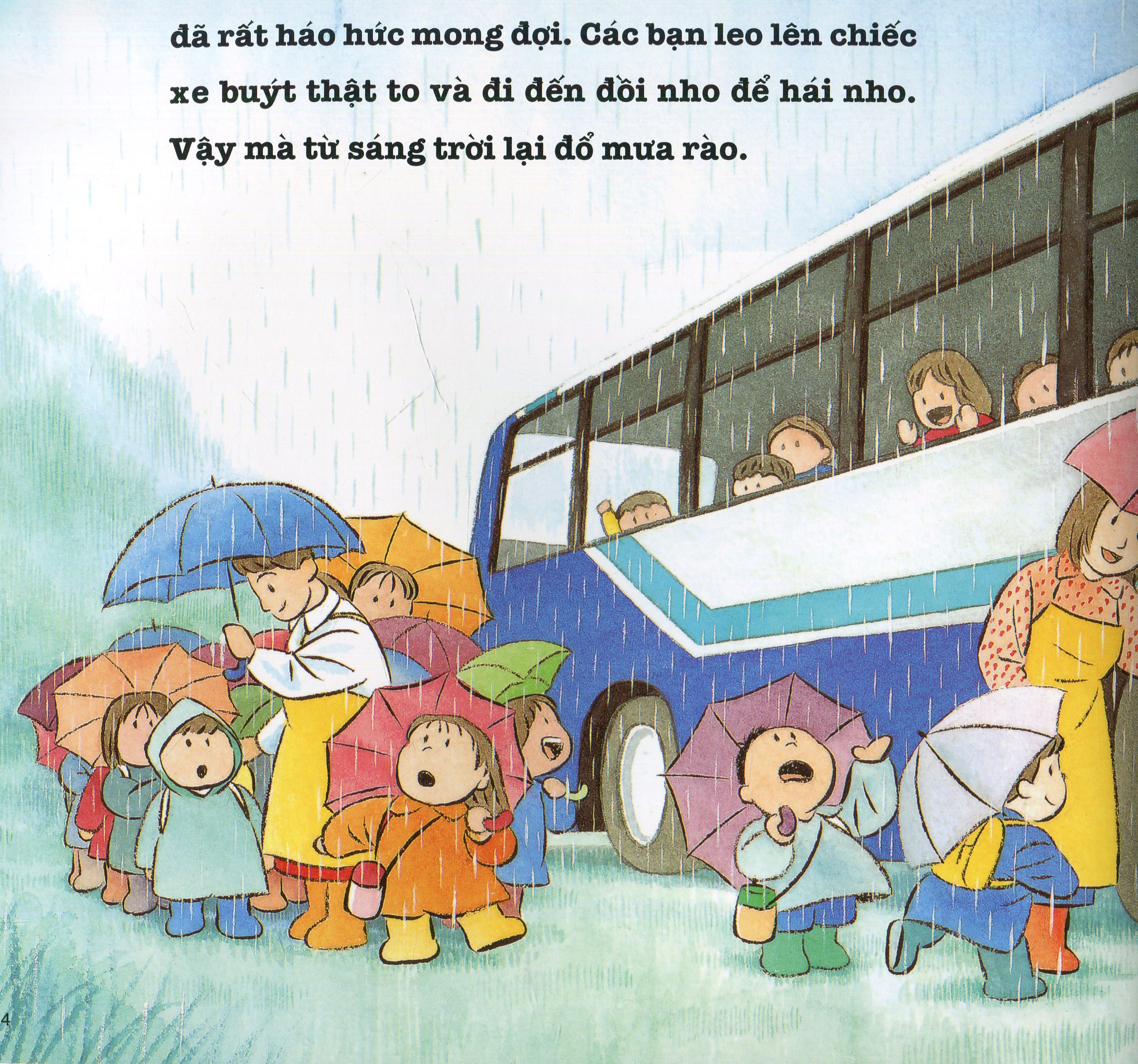 Ehon - Đi Dã Ngoại Ngày Mưa
