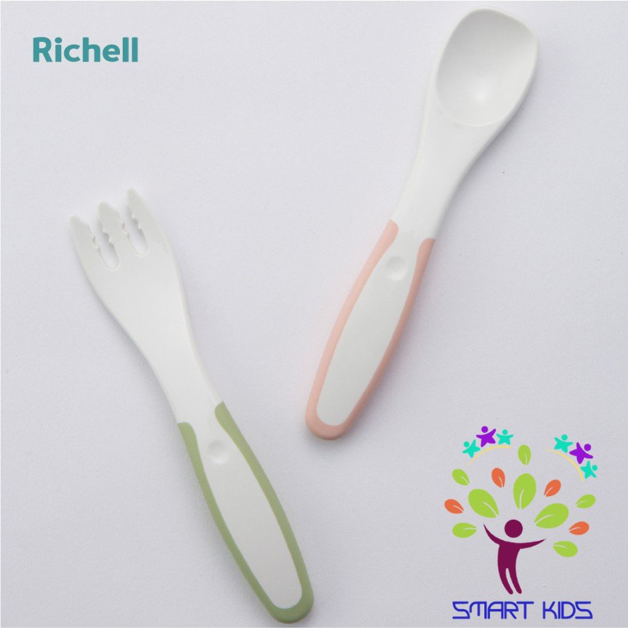 Bộ muỗng nĩa t.l.i richell (kèm hộp)