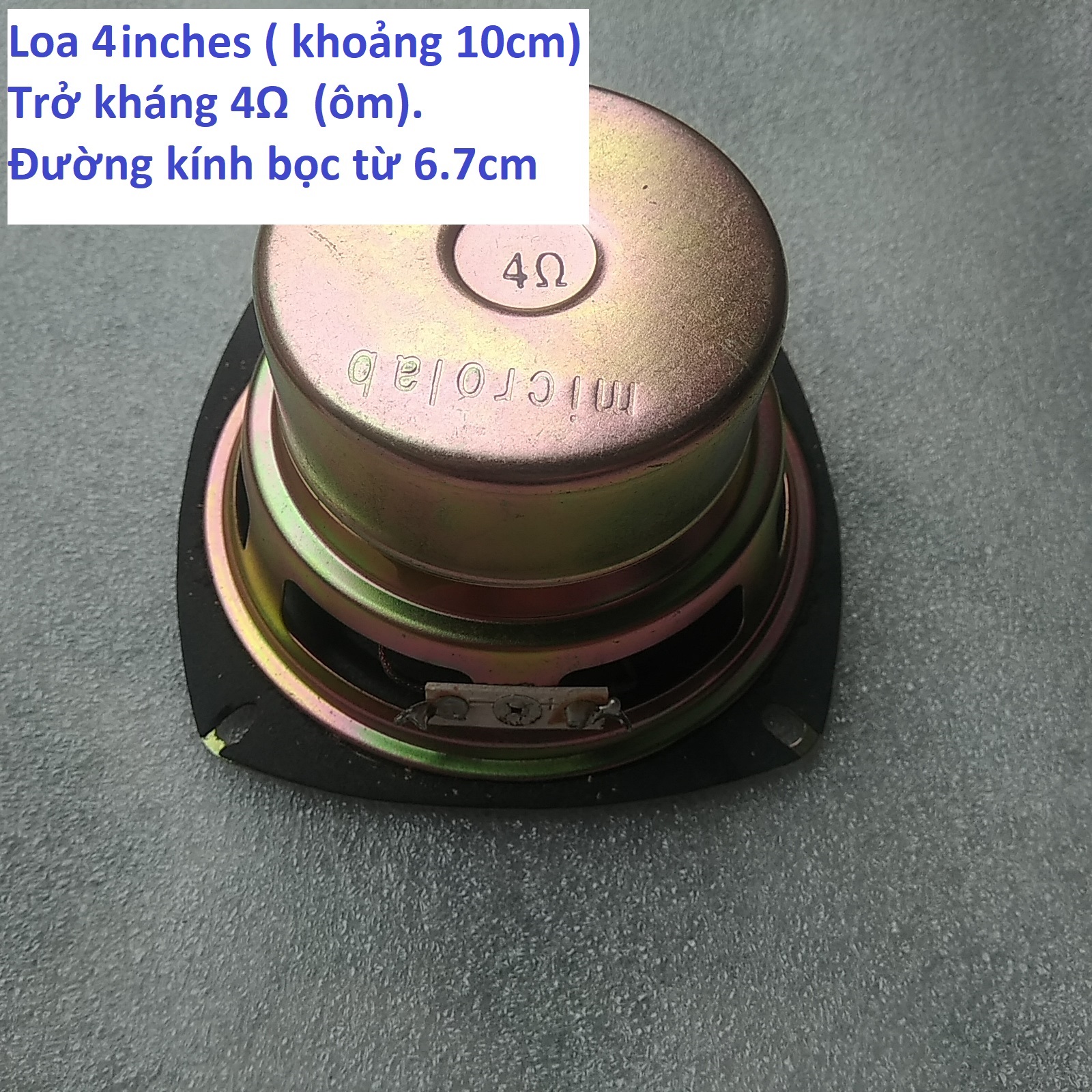 Loa rời siêu trầm, loa sub Microlab tháo máy ( 1 chiếc)