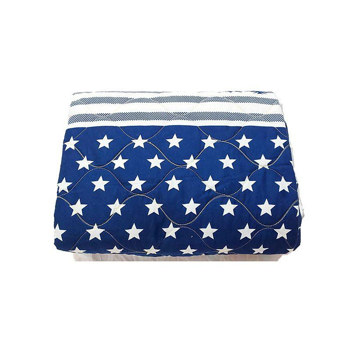 Bộ 5 món chăn ga gối cotton poly mẫu cờ mỹ