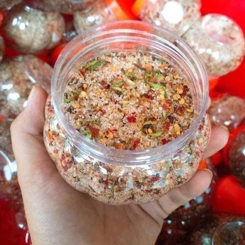 Muối chấm chẩm chéo Tây bắc, chấm thịt gà, tôma hấp chuẩn bị lọ 250g
