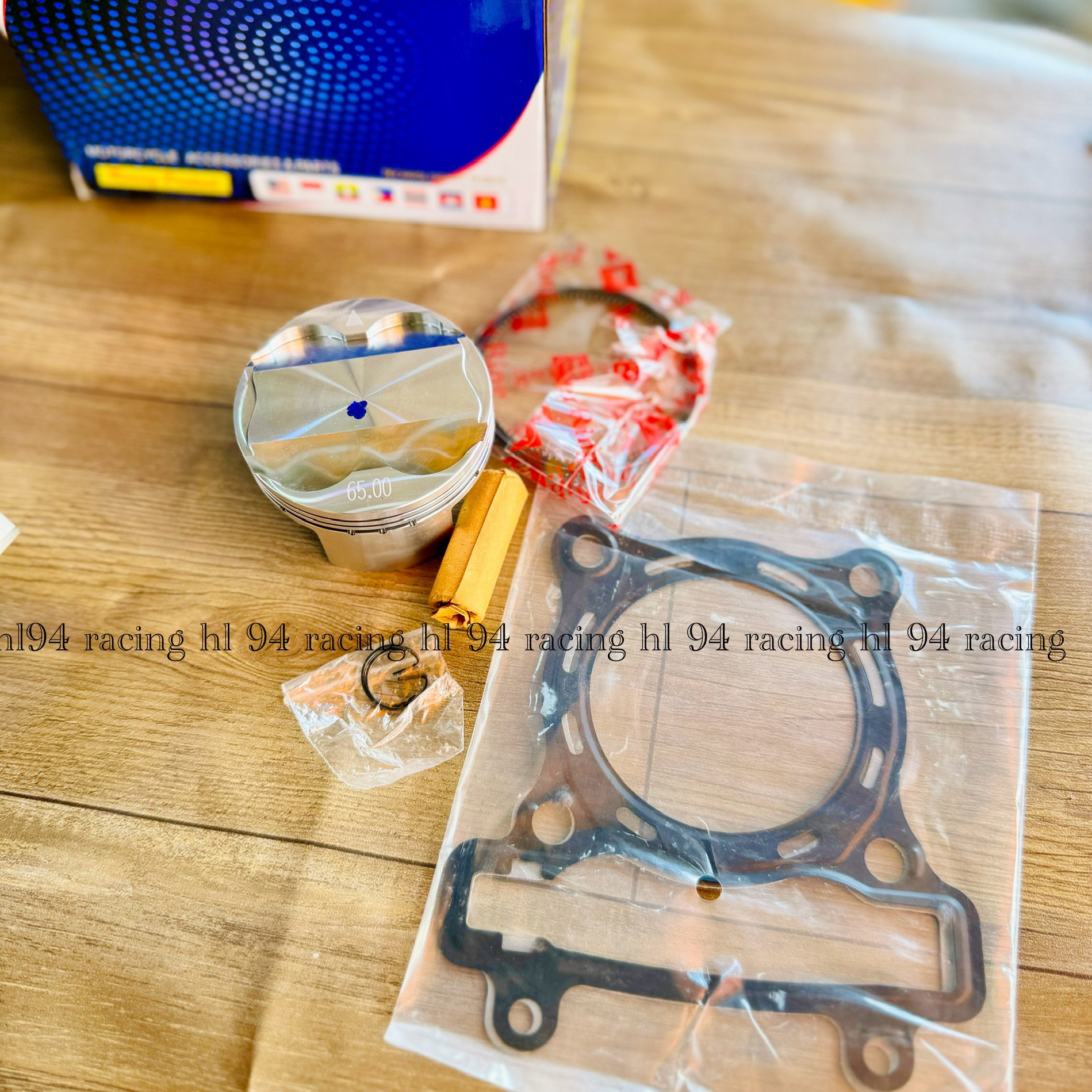 Lòng Sumracing 62mm Exciter 135-150 trọn bộ