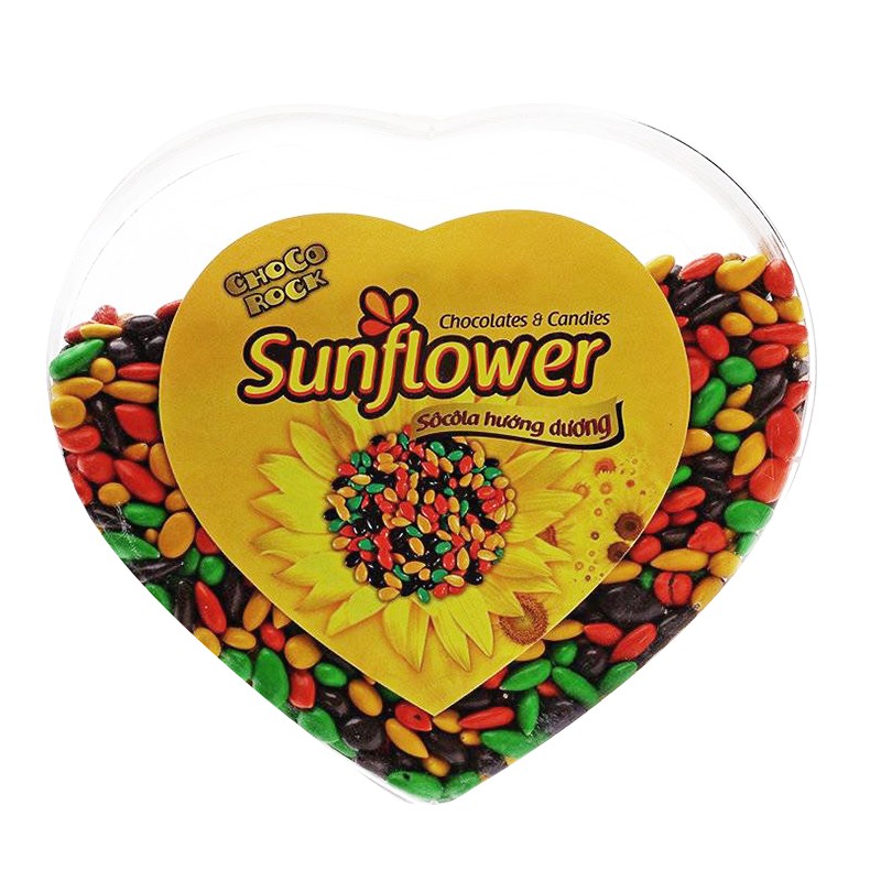 Socola Hướng Dương Hộp Trái Tim, Sunflower Chocolate