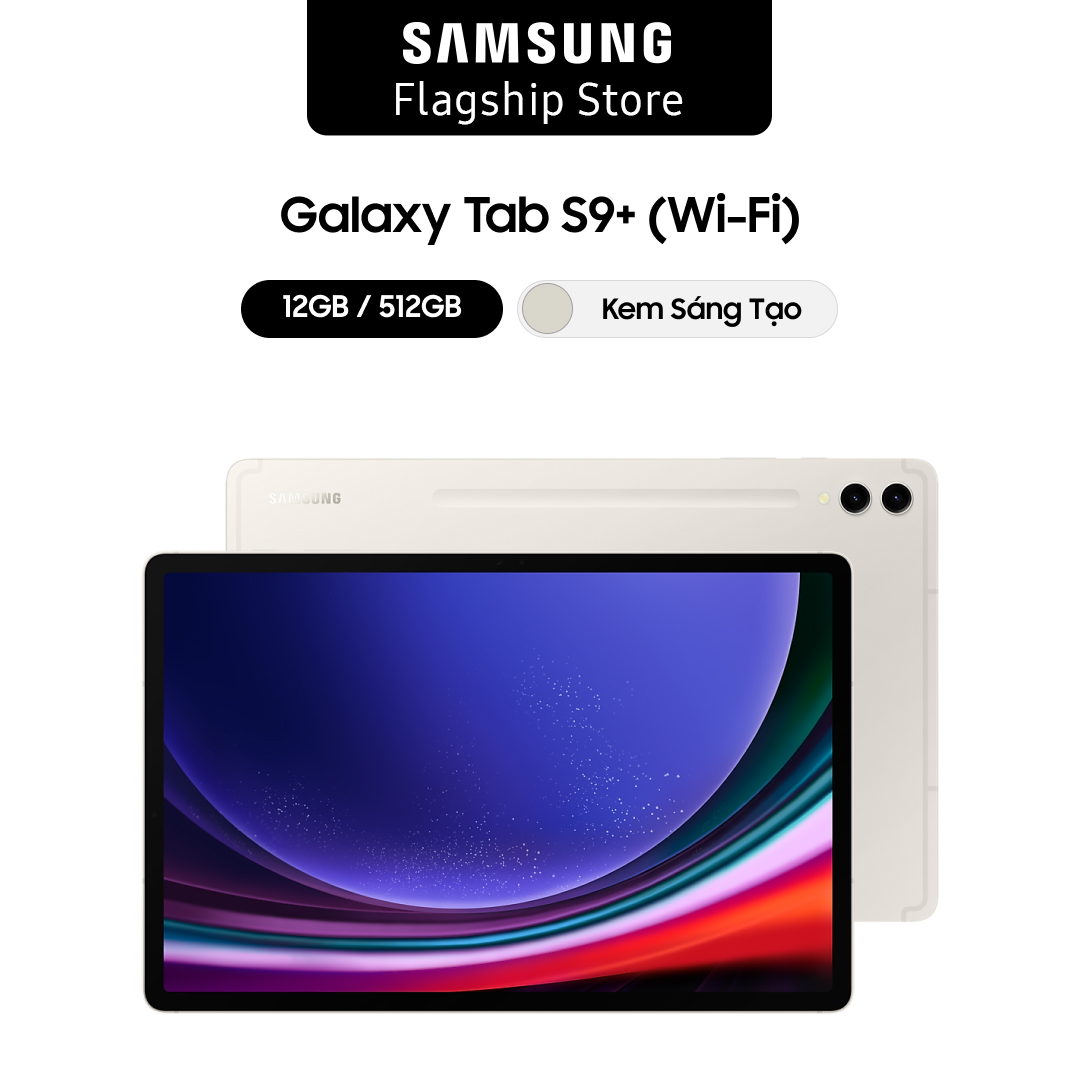 Máy tính bảng samsung galaxy tab s9+ wifi 12gb_512gb