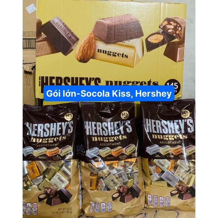 Socola Hershey's Nuggets hershey nuggets chocolate 1.47kg của Mỹ