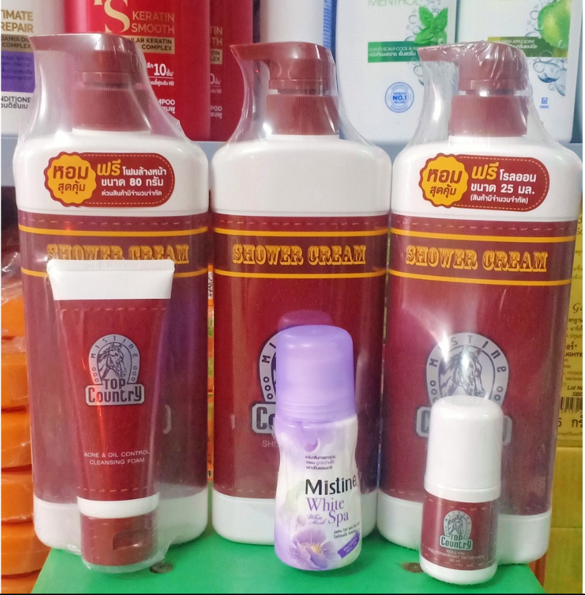 Sữa tắm mistine top country shower cream 500 ml. sữa tắm con ngựa top country 500ml thái lan
