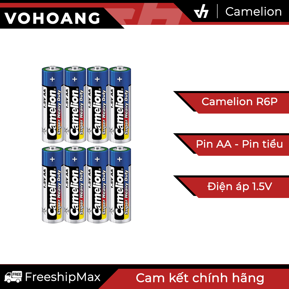 8 pin Camelion AA R6P không sạc