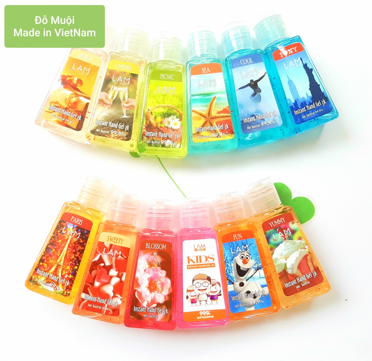 [HCM]Gel rửa tay khô 3K Lamcosmé 60ml (24 mùi lựa chọn)