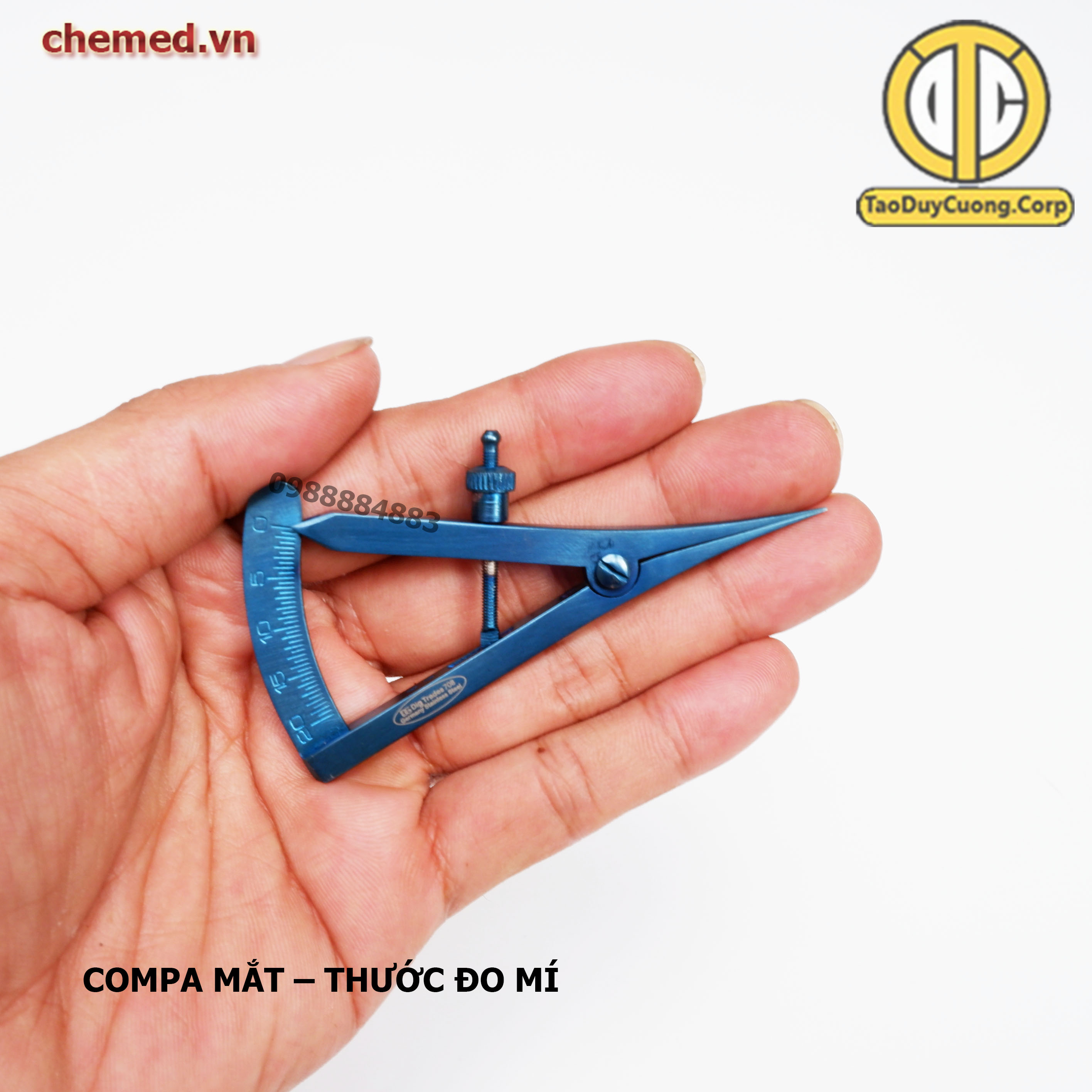 Compa mắt - Thước đo mí mắt