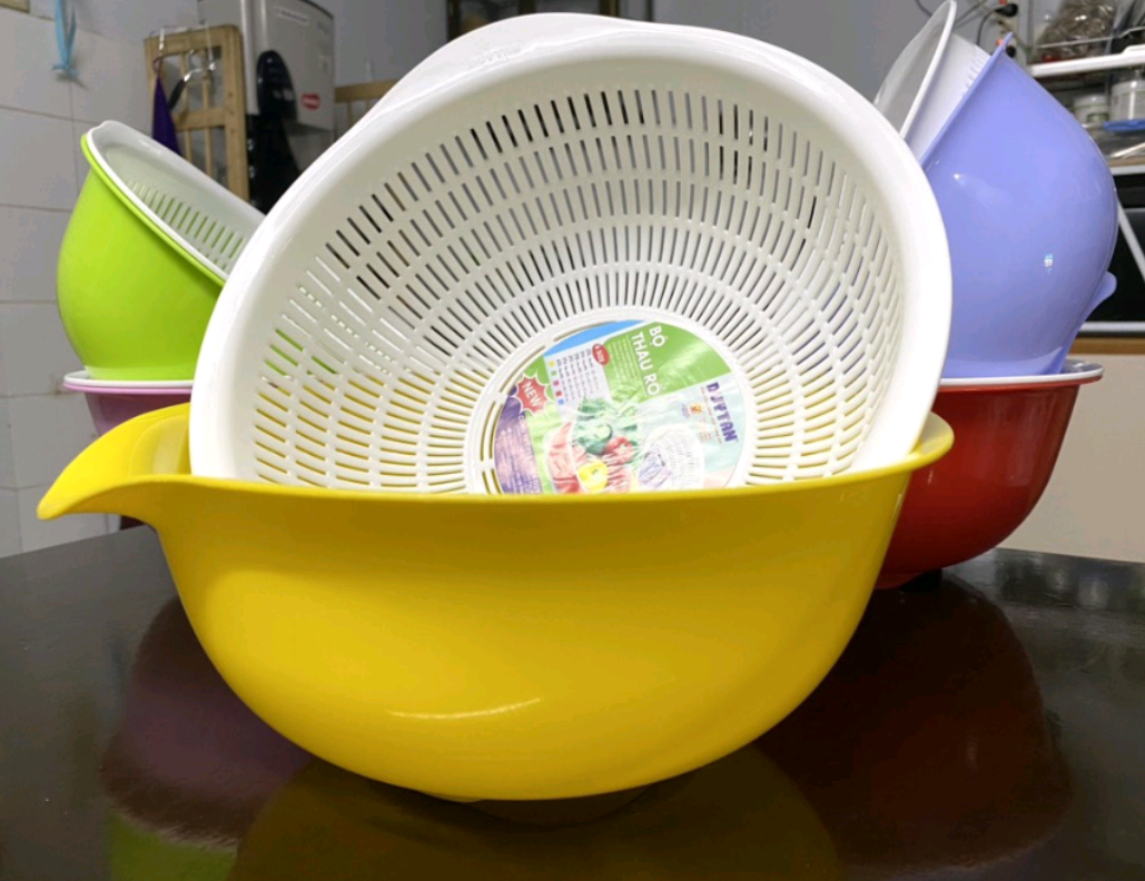 Bộ Thau Rổ Nhựa Duy Tân Nhiều Size