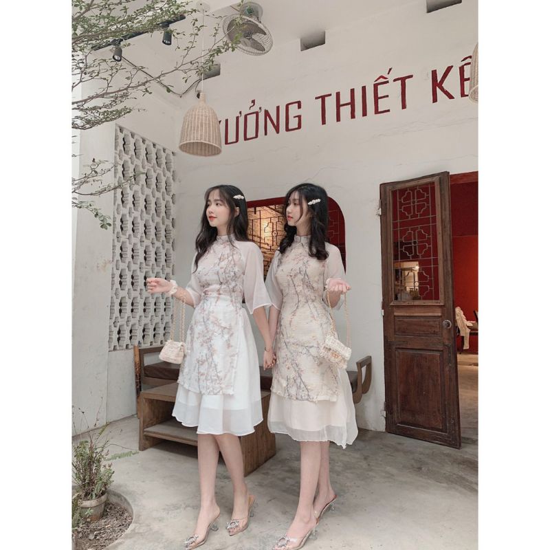 Áo dài cách tân cao cấp Cicile