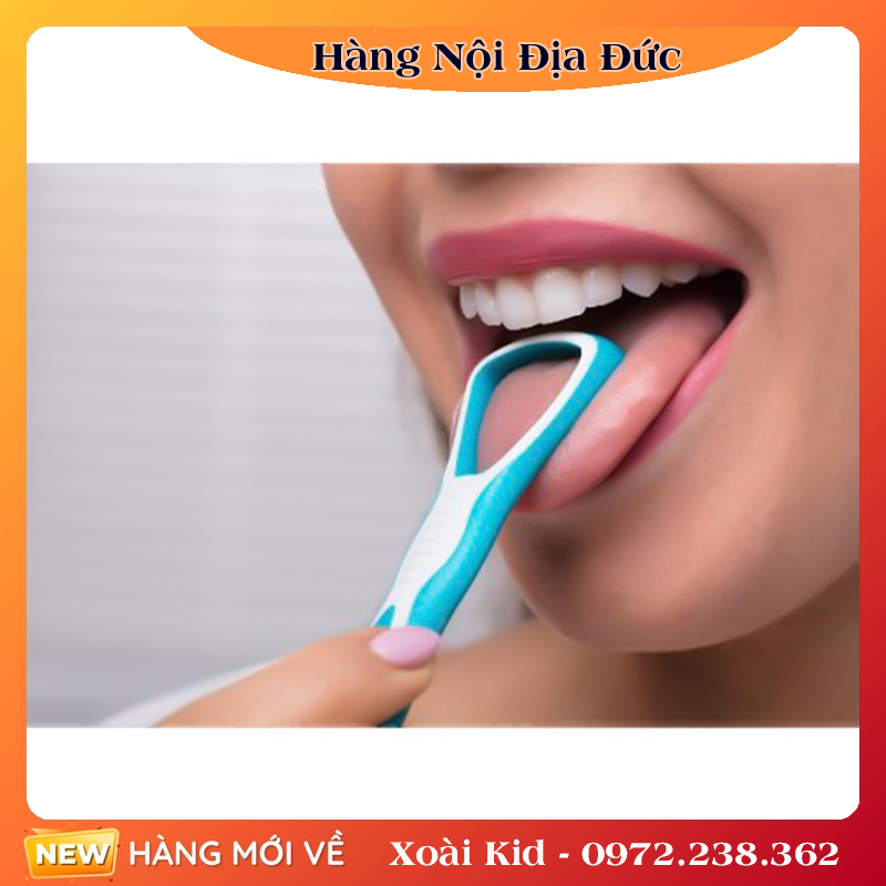 Dụng cụ cạo lưỡi Dontodent -Nội địa Đức Đủ Bill
