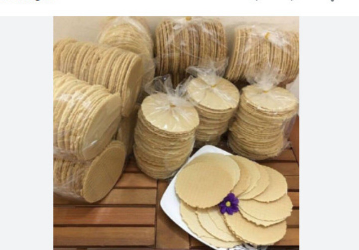 Bánh quế (Bánh đa giấy) món quà tuổi thơ
