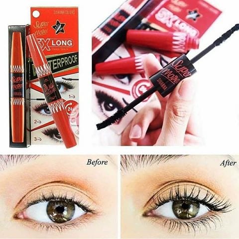 Mascara Super Model 5x Long Waterproof Sivanna HF893
