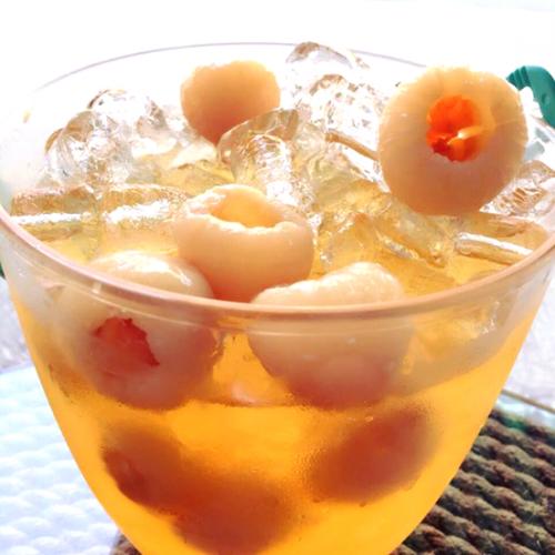 COMBO 3 LON VẢI NGÂM THANH HÀ 565 GRAM