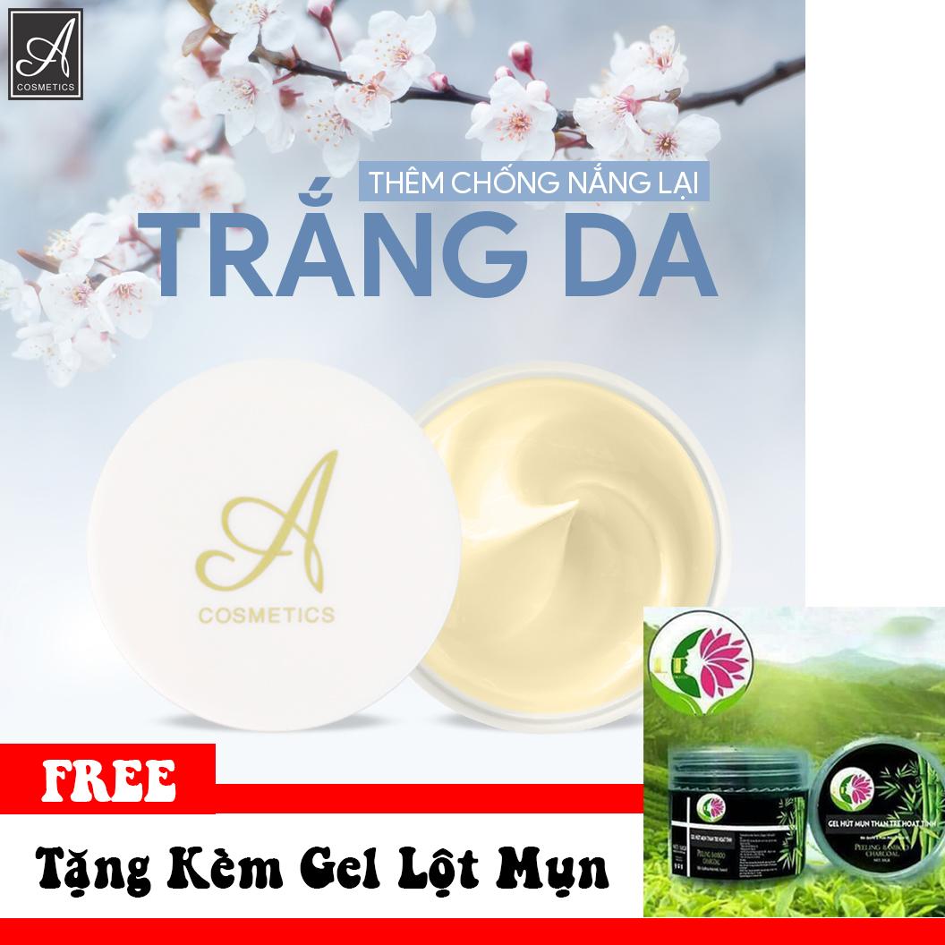 Kem Dưỡng Trắng Da - Kem Body Mềm - Kem Body Trắng Da A Cosmetics Tặng Kèm Gel Lột Mụn